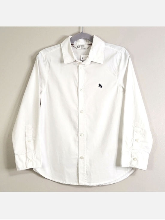 H&M Other - 3/$15 H&M White Cotton Shirt, Size 6x ~ NWT